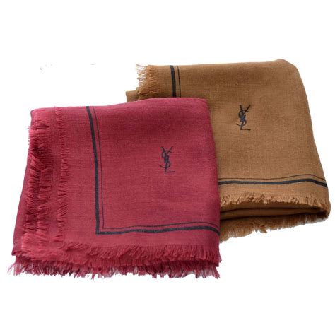 yves saint laurent cashmere scarf.